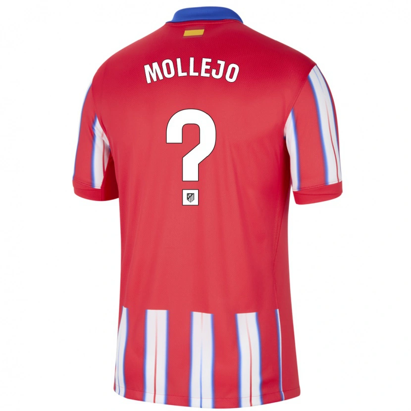 Danxen Kinder Víctor Mollejo #0 Rot Weiß Blau Heimtrikot Trikot 2024/25 T-Shirt Schweiz