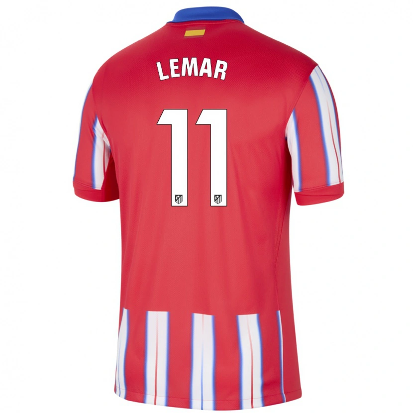 Danxen Kinder Thomas Lemar #11 Rot Weiß Blau Heimtrikot Trikot 2024/25 T-Shirt Schweiz