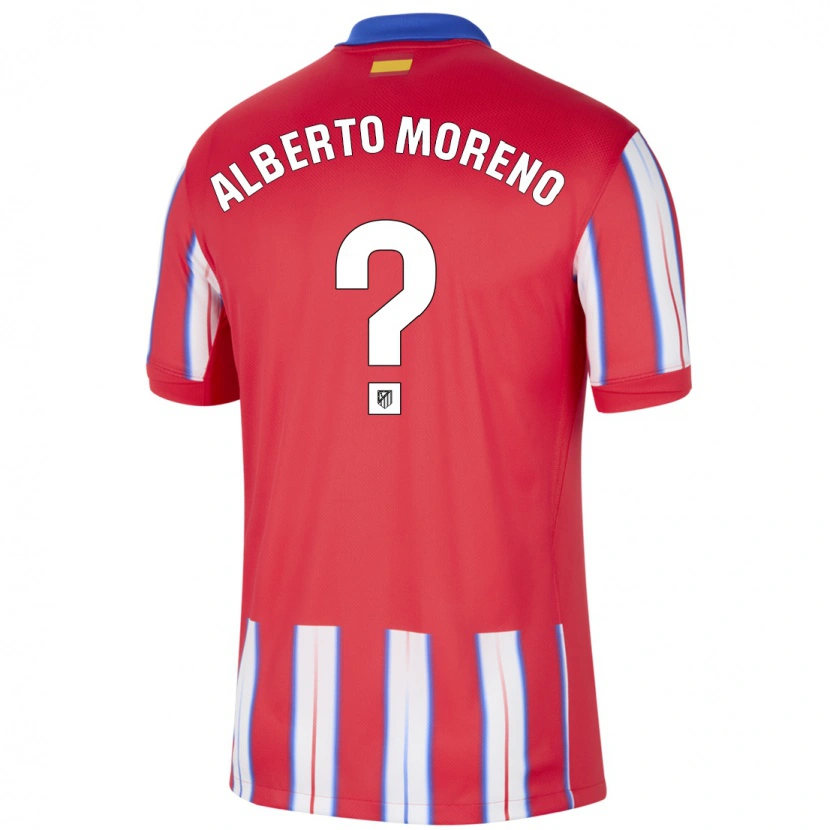 Danxen Kinder Alberto Moreno #0 Rot Weiß Blau Heimtrikot Trikot 2024/25 T-Shirt Schweiz