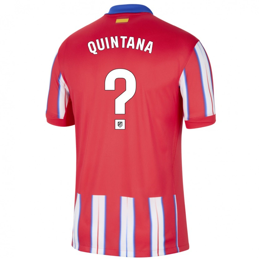 Danxen Kinder Nacho Quintana #0 Rot Weiß Blau Heimtrikot Trikot 2024/25 T-Shirt Schweiz