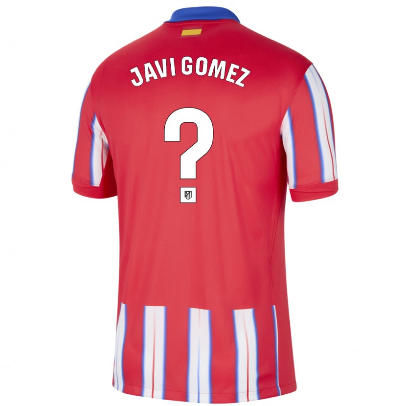 Danxen Kinder Javi Gomez #0 Rot Weiß Blau Heimtrikot Trikot 2024/25 T-Shirt Schweiz