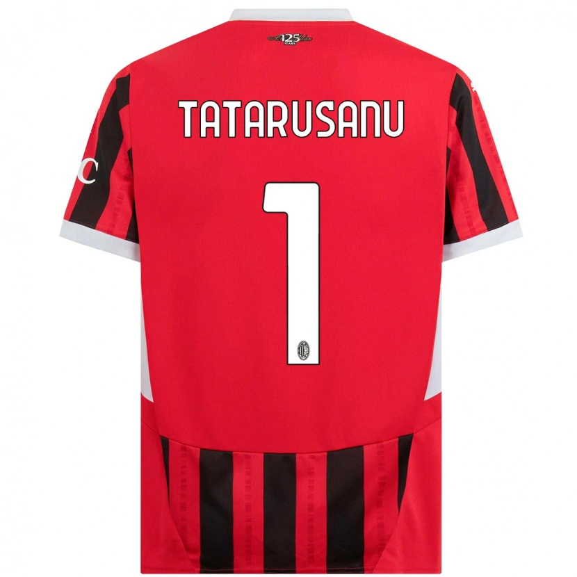 Danxen Kinder Ciprian Tatarusanu #1 Rot Schwarz Heimtrikot Trikot 2024/25 T-Shirt Schweiz