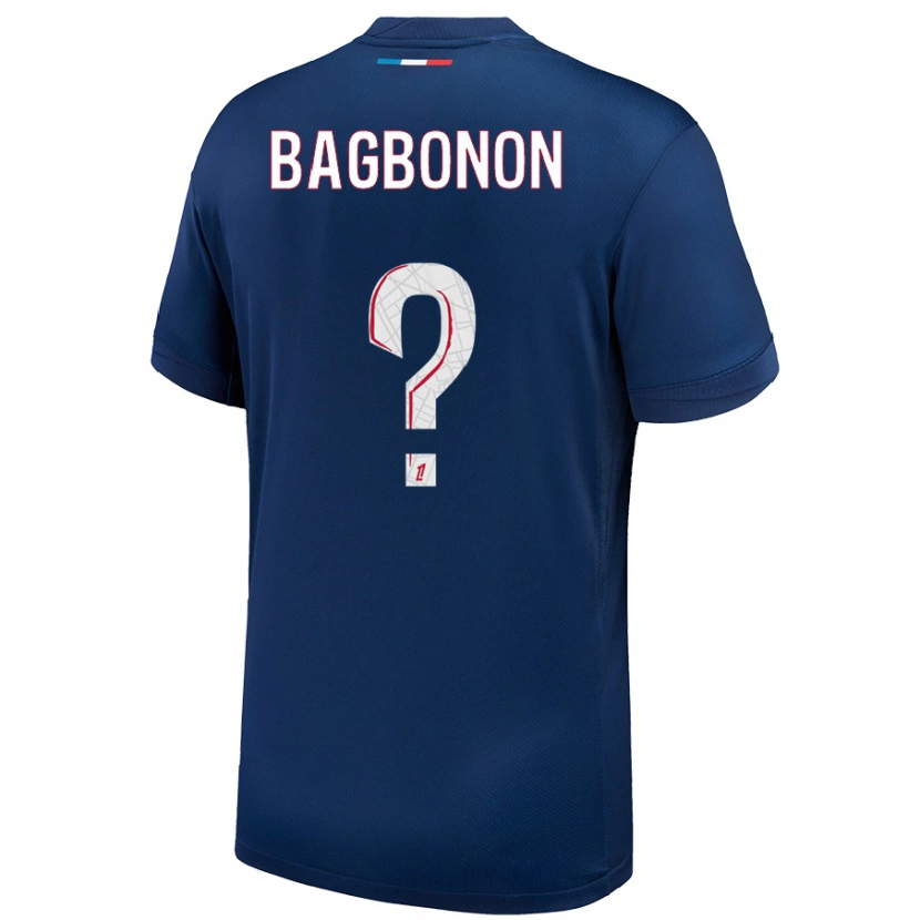 Danxen Kinder Ethan Bagbonon #0 Marineblau Weiß Heimtrikot Trikot 2024/25 T-Shirt Schweiz