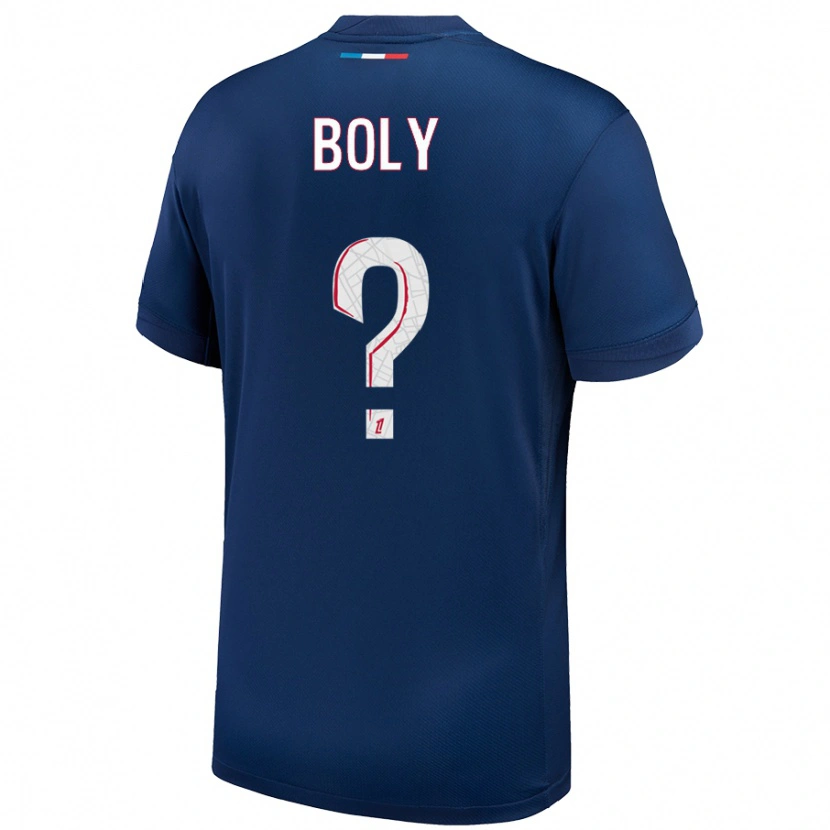 Danxen Kinder David Boly #0 Marineblau Weiß Heimtrikot Trikot 2024/25 T-Shirt Schweiz