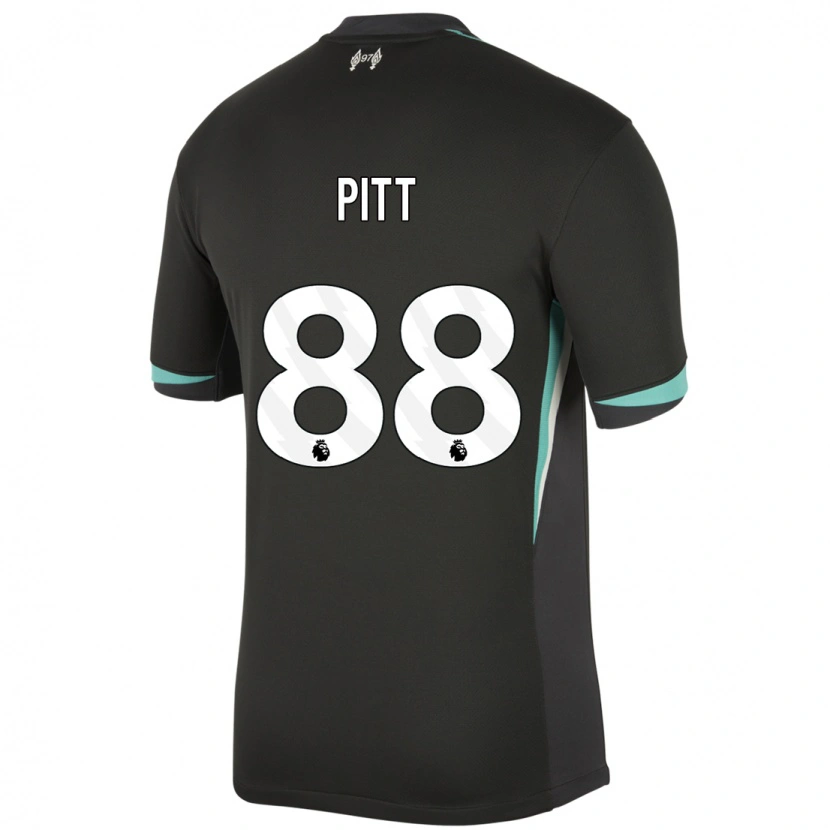 Danxen Kinder Lucas Pitt #88 Schwarz Anthrazitweiß Auswärtstrikot Trikot 2024/25 T-Shirt Schweiz