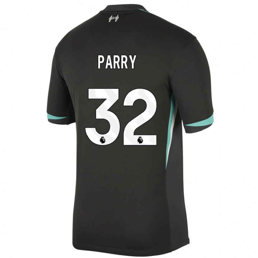 Danxen Kinder Lucy Parry #32 Schwarz Anthrazitweiß Auswärtstrikot Trikot 2024/25 T-Shirt Schweiz