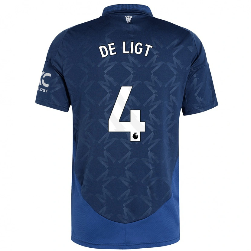 Danxen Kinder Matthijs De Ligt #4 Indigo Auswärtstrikot Trikot 2024/25 T-Shirt Schweiz