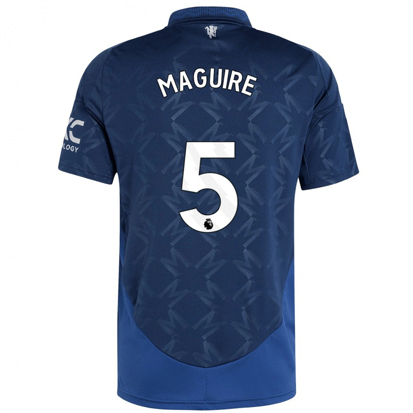 Danxen Kinder Harry Maguire #5 Indigo Auswärtstrikot Trikot 2024/25 T-Shirt Schweiz