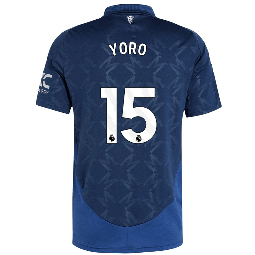 Danxen Kinder Leny Yoro #15 Indigo Auswärtstrikot Trikot 2024/25 T-Shirt Schweiz