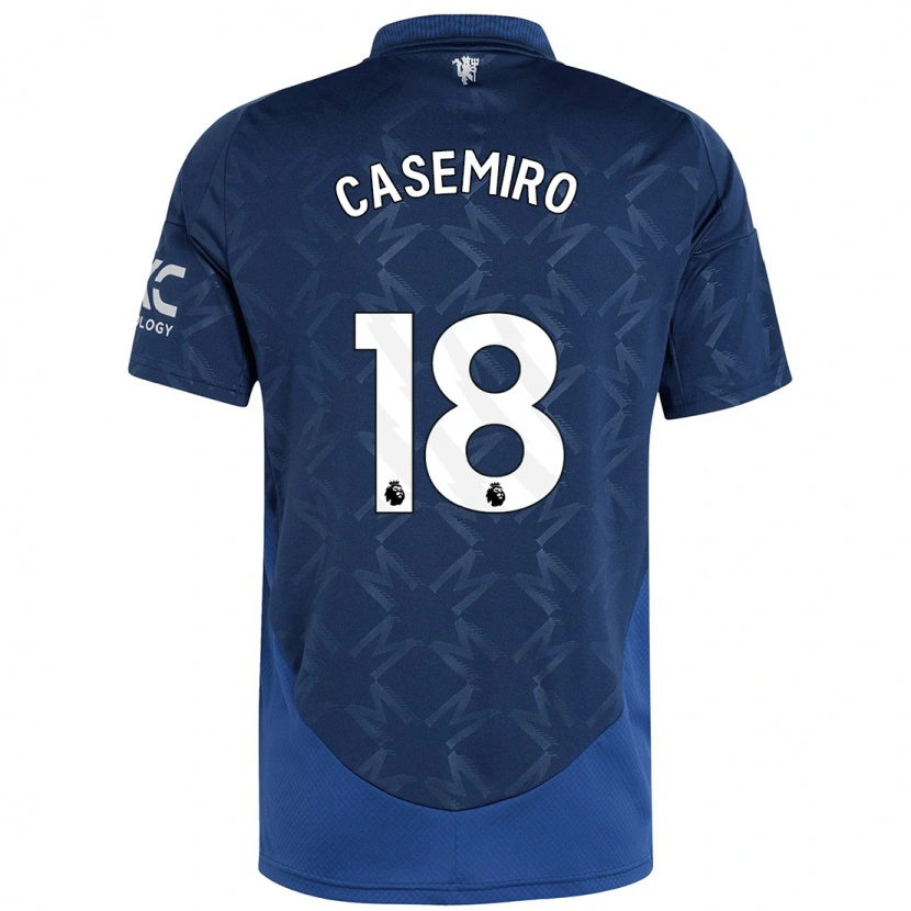 Danxen Kinder Casemiro #18 Indigo Auswärtstrikot Trikot 2024/25 T-Shirt Schweiz