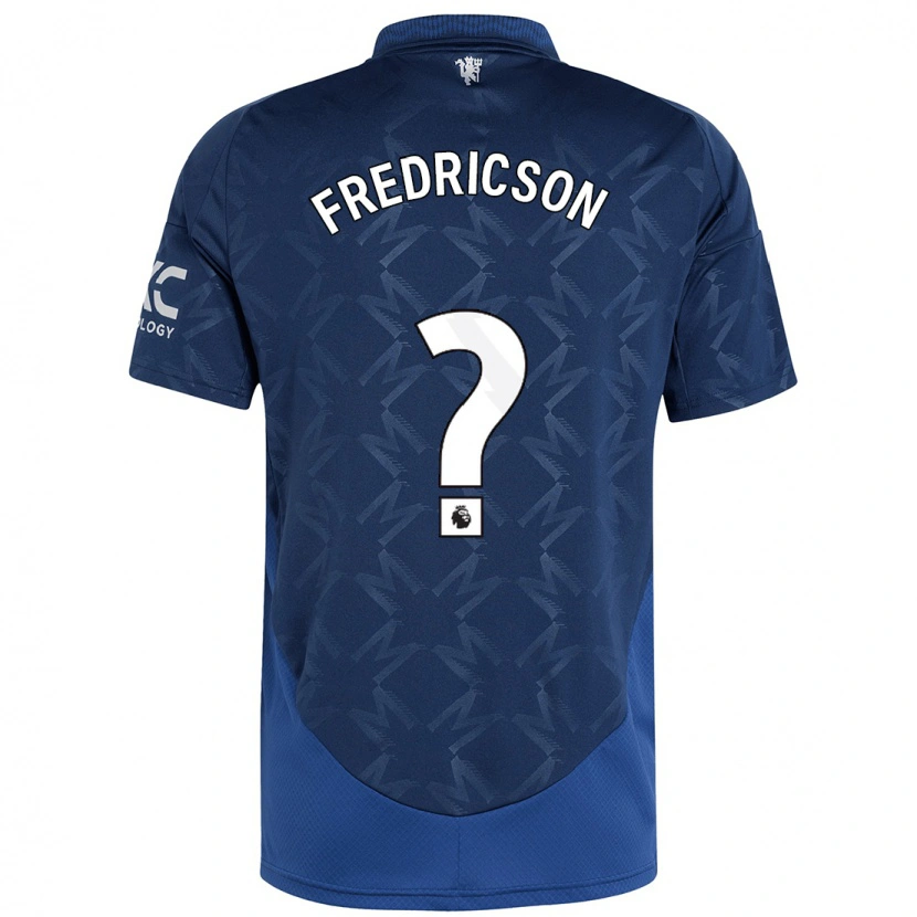 Danxen Kinder Tyler Fredricson #0 Indigo Auswärtstrikot Trikot 2024/25 T-Shirt Schweiz