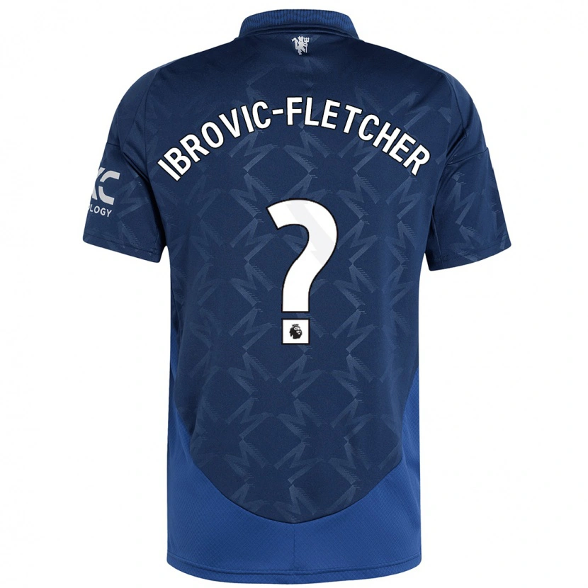 Danxen Kinder Edward Ibrovic-Fletcher #0 Indigo Auswärtstrikot Trikot 2024/25 T-Shirt Schweiz