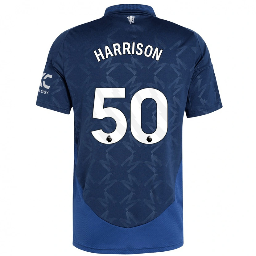 Danxen Kinder Elyh Harrison #50 Indigo Auswärtstrikot Trikot 2024/25 T-Shirt Schweiz