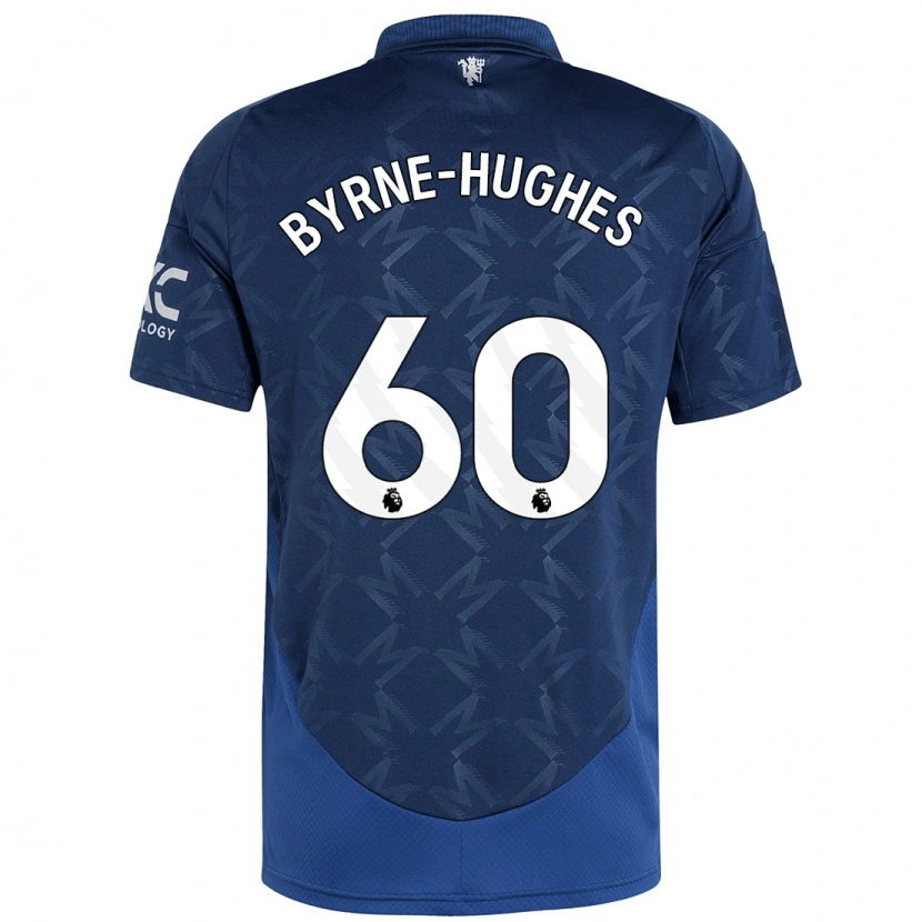 Danxen Kinder Cameron Byrne-Hughes #60 Indigo Auswärtstrikot Trikot 2024/25 T-Shirt Schweiz