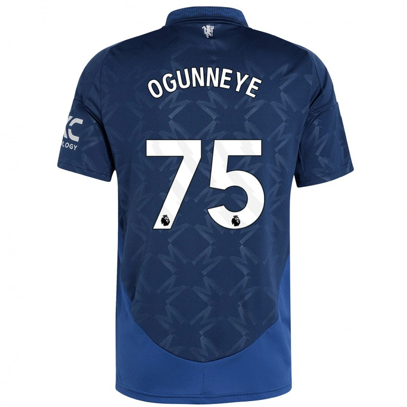 Danxen Kinder Habeeb Ogunneye #75 Indigo Auswärtstrikot Trikot 2024/25 T-Shirt Schweiz