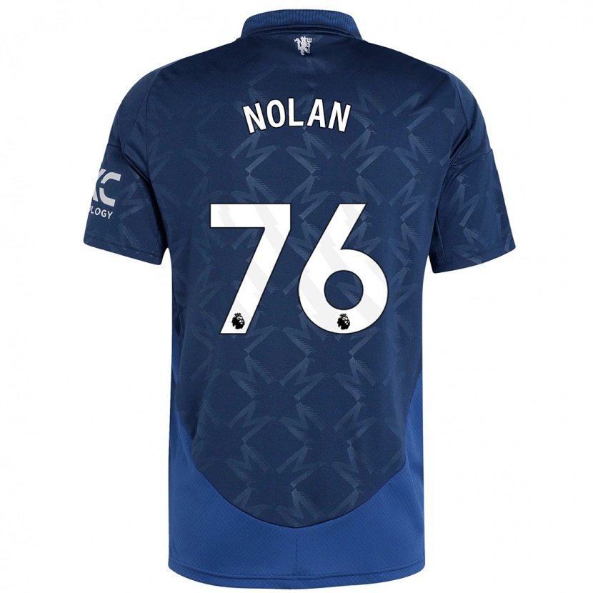 Danxen Kinder James Nolan #76 Indigo Auswärtstrikot Trikot 2024/25 T-Shirt Schweiz