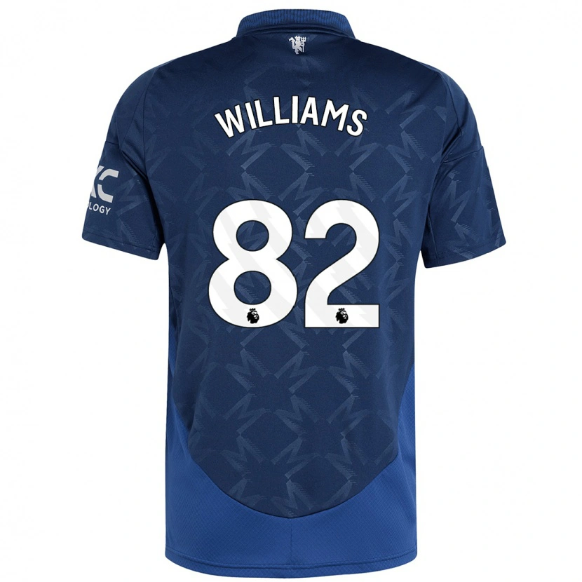 Danxen Kinder Ethan Williams #82 Indigo Auswärtstrikot Trikot 2024/25 T-Shirt Schweiz