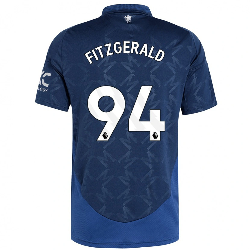 Danxen Kinder Jayce Fitzgerald #94 Indigo Auswärtstrikot Trikot 2024/25 T-Shirt Schweiz