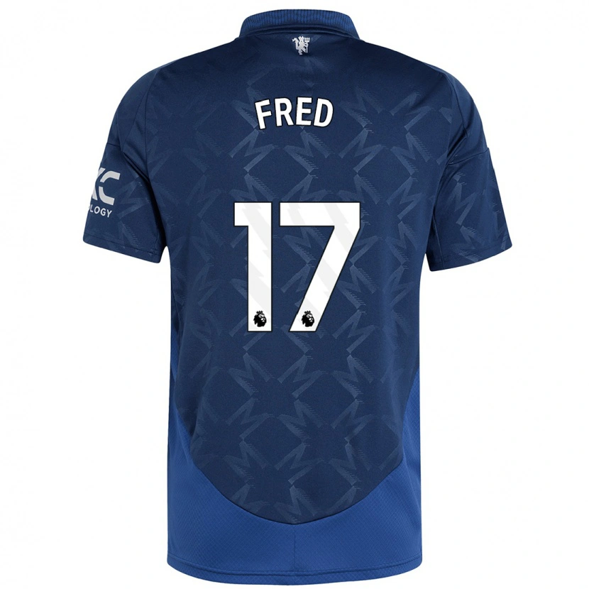 Danxen Kinder Fred #17 Indigo Auswärtstrikot Trikot 2024/25 T-Shirt Schweiz