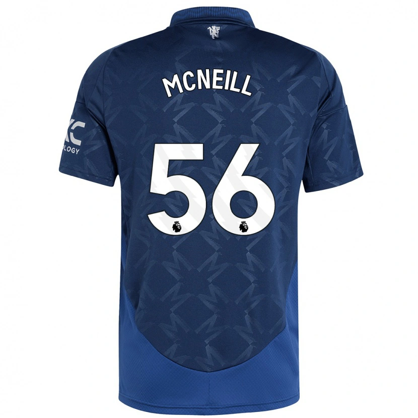 Danxen Kinder Charlie Mcneill #56 Indigo Auswärtstrikot Trikot 2024/25 T-Shirt Schweiz