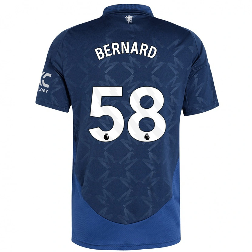 Danxen Kinder Bernard #58 Indigo Auswärtstrikot Trikot 2024/25 T-Shirt Schweiz