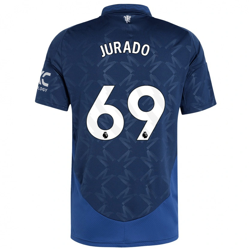 Danxen Kinder Marc Jurado #69 Indigo Auswärtstrikot Trikot 2024/25 T-Shirt Schweiz