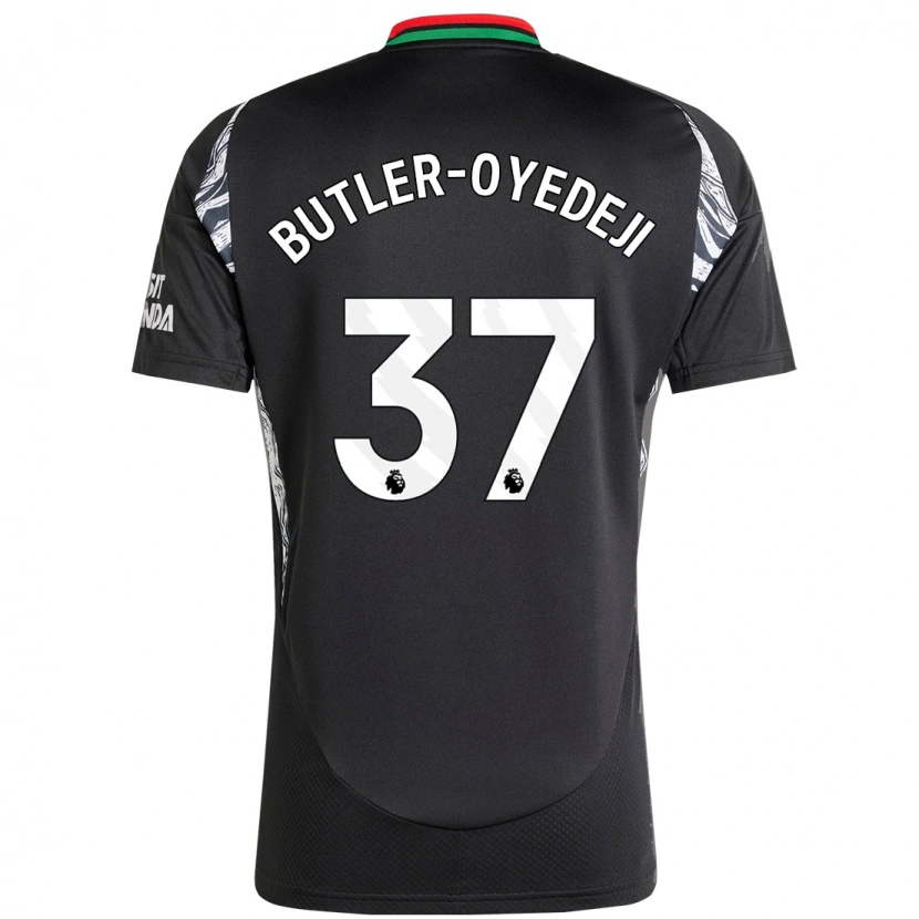 Danxen Kinder Nathan Butler-Oyedeji #37 Schwarz Auswärtstrikot Trikot 2024/25 T-Shirt Schweiz