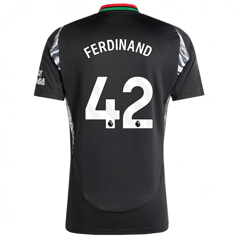 Danxen Kinder Seb Ferdinand #42 Schwarz Auswärtstrikot Trikot 2024/25 T-Shirt Schweiz