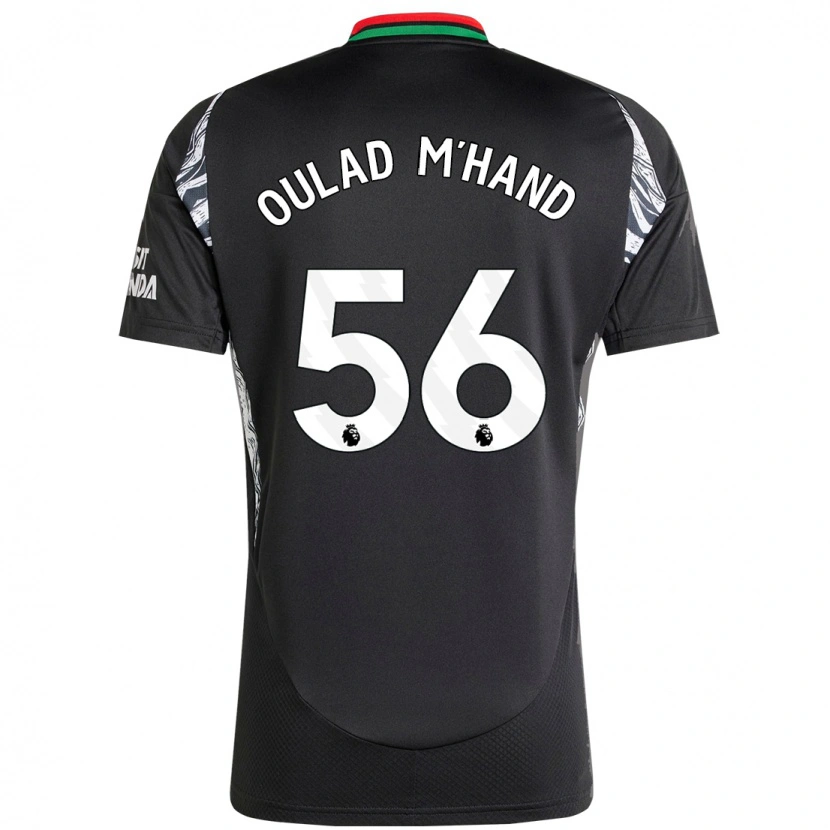 Danxen Kinder Salah-Eddine Oulad M'hand #56 Schwarz Auswärtstrikot Trikot 2024/25 T-Shirt Schweiz