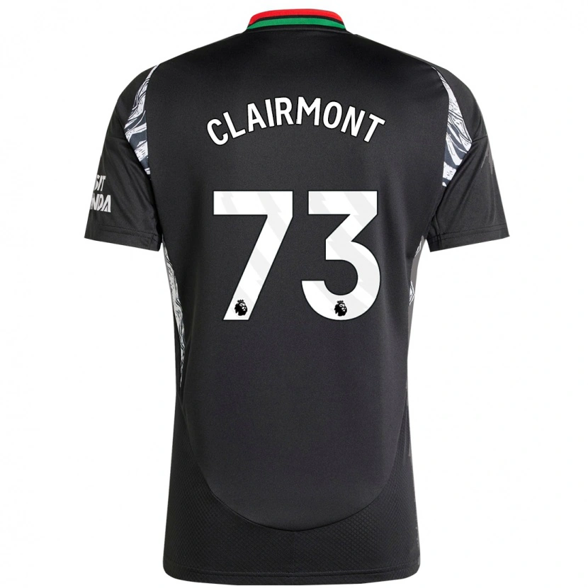 Danxen Kinder Reece Clairmont #73 Schwarz Auswärtstrikot Trikot 2024/25 T-Shirt Schweiz