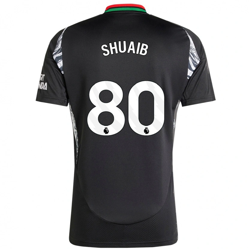 Danxen Kinder Zac Shuaib #80 Schwarz Auswärtstrikot Trikot 2024/25 T-Shirt Schweiz