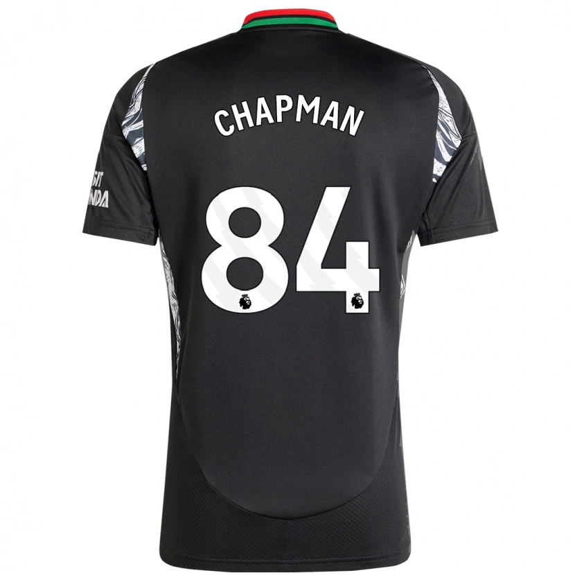 Danxen Kinder Samuel Chapman #84 Schwarz Auswärtstrikot Trikot 2024/25 T-Shirt Schweiz