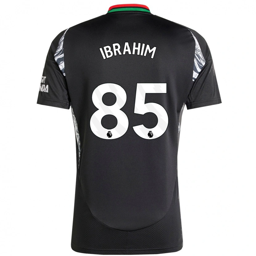 Danxen Kinder Ife Ibrahim #85 Schwarz Auswärtstrikot Trikot 2024/25 T-Shirt Schweiz