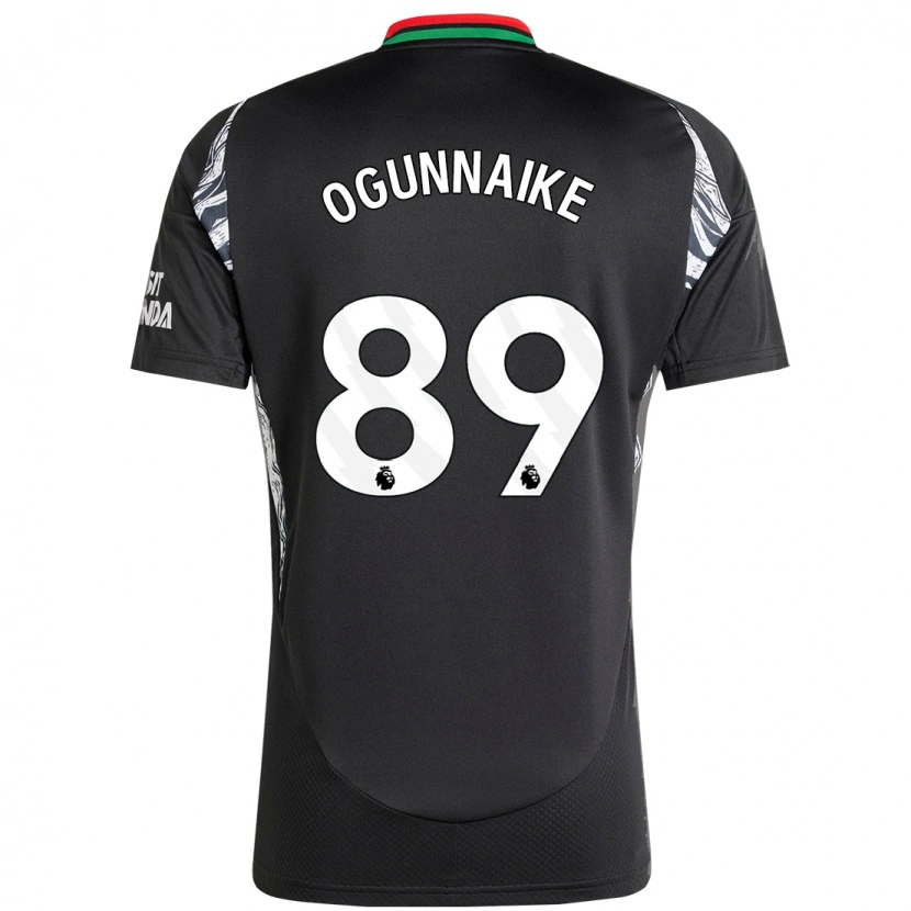 Danxen Kinder Josh Ogunnaike #89 Schwarz Auswärtstrikot Trikot 2024/25 T-Shirt Schweiz