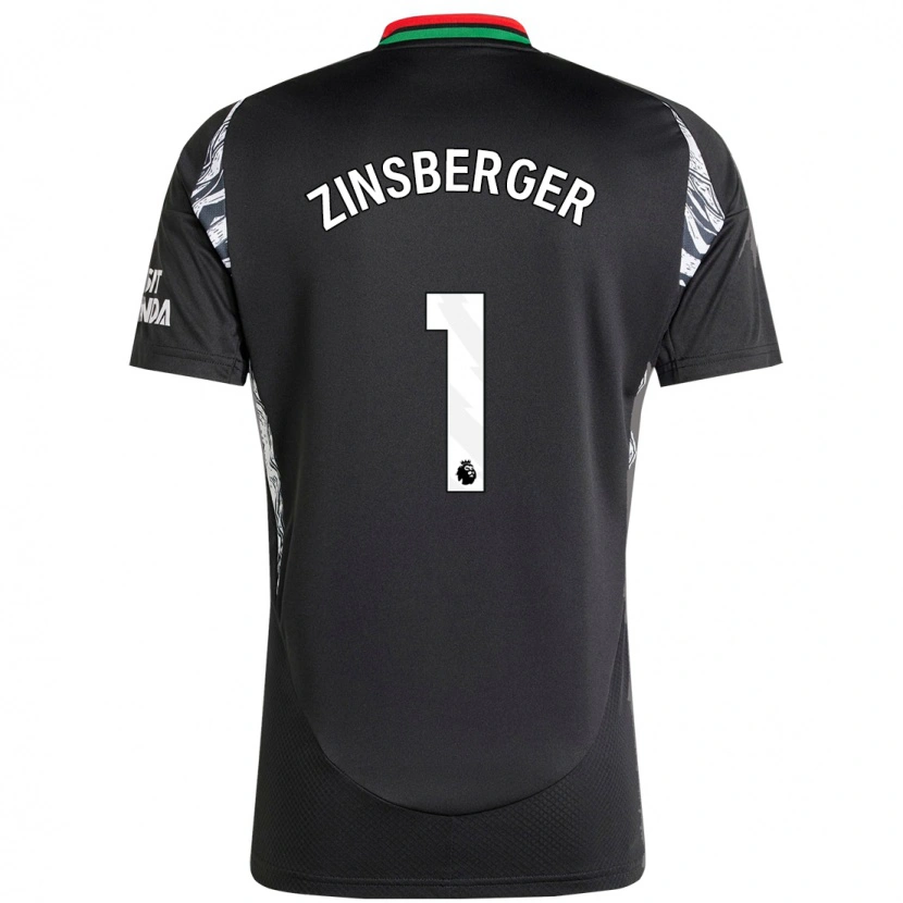 Danxen Kinder Manuela Zinsberger #1 Schwarz Auswärtstrikot Trikot 2024/25 T-Shirt Schweiz