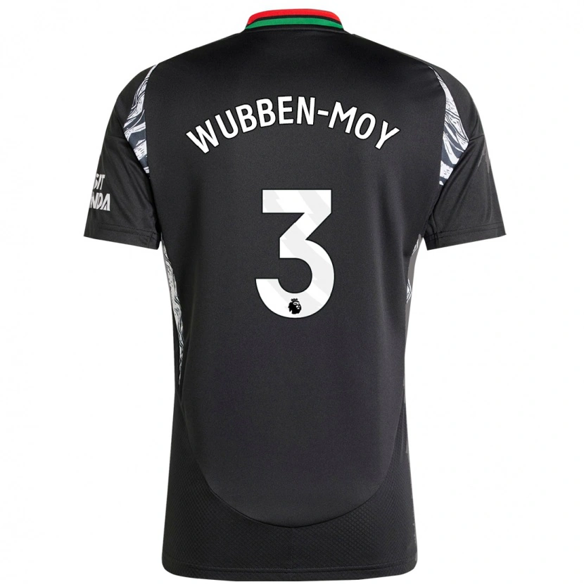 Danxen Kinder Lotte Wubben-Moy #3 Schwarz Auswärtstrikot Trikot 2024/25 T-Shirt Schweiz