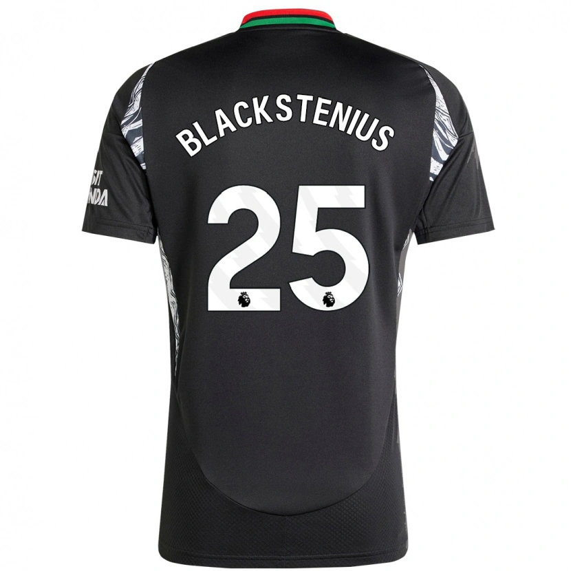 Danxen Kinder Stina Blackstenius #25 Schwarz Auswärtstrikot Trikot 2024/25 T-Shirt Schweiz