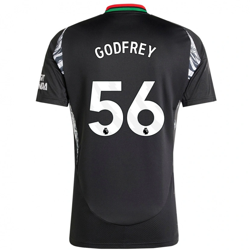 Danxen Kinder Freya Godfrey #56 Schwarz Auswärtstrikot Trikot 2024/25 T-Shirt Schweiz