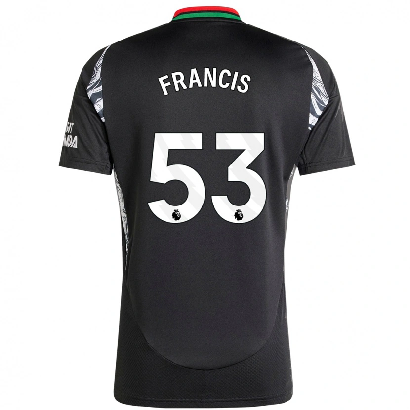 Danxen Kinder Jack Henry-Francis #53 Schwarz Auswärtstrikot Trikot 2024/25 T-Shirt Schweiz