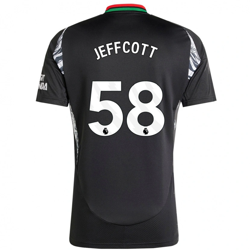 Danxen Kinder Henry Jeffcott #58 Schwarz Auswärtstrikot Trikot 2024/25 T-Shirt Schweiz