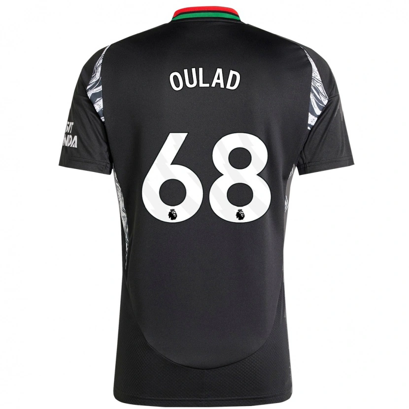 Danxen Kinder Salah-Eddine Oulad M'hand #68 Schwarz Auswärtstrikot Trikot 2024/25 T-Shirt Schweiz