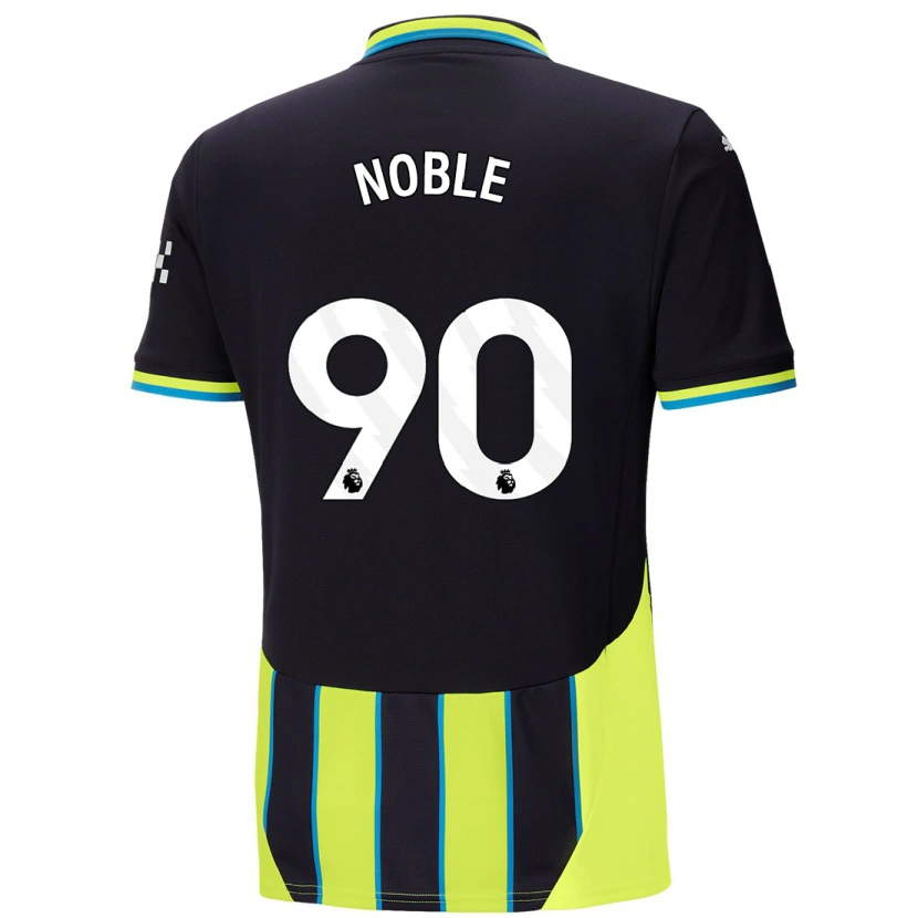 Danxen Kinder Kian Noble #90 Blaugelb Auswärtstrikot Trikot 2024/25 T-Shirt Schweiz