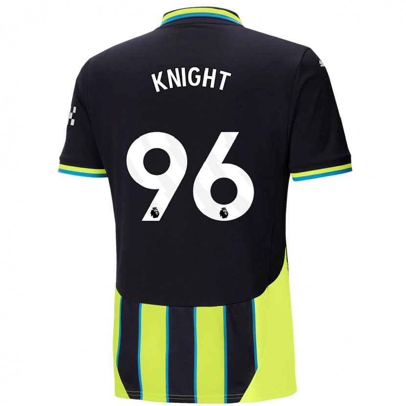 Danxen Kinder Ben Knight #96 Blaugelb Auswärtstrikot Trikot 2024/25 T-Shirt Schweiz