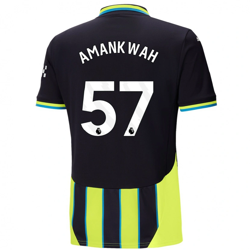 Danxen Kinder Yeboah Amankwah #57 Blaugelb Auswärtstrikot Trikot 2024/25 T-Shirt Schweiz