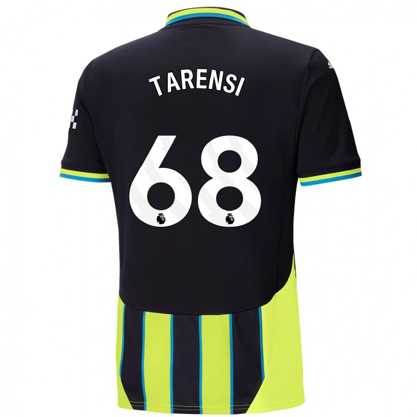 Danxen Kinder Oscar Tarensi #68 Blaugelb Auswärtstrikot Trikot 2024/25 T-Shirt Schweiz