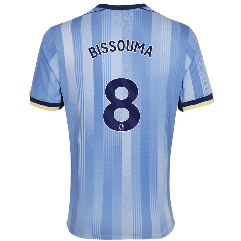 Danxen Kinder Yves Bissouma #8 Hellblau Auswärtstrikot Trikot 2024/25 T-Shirt Schweiz