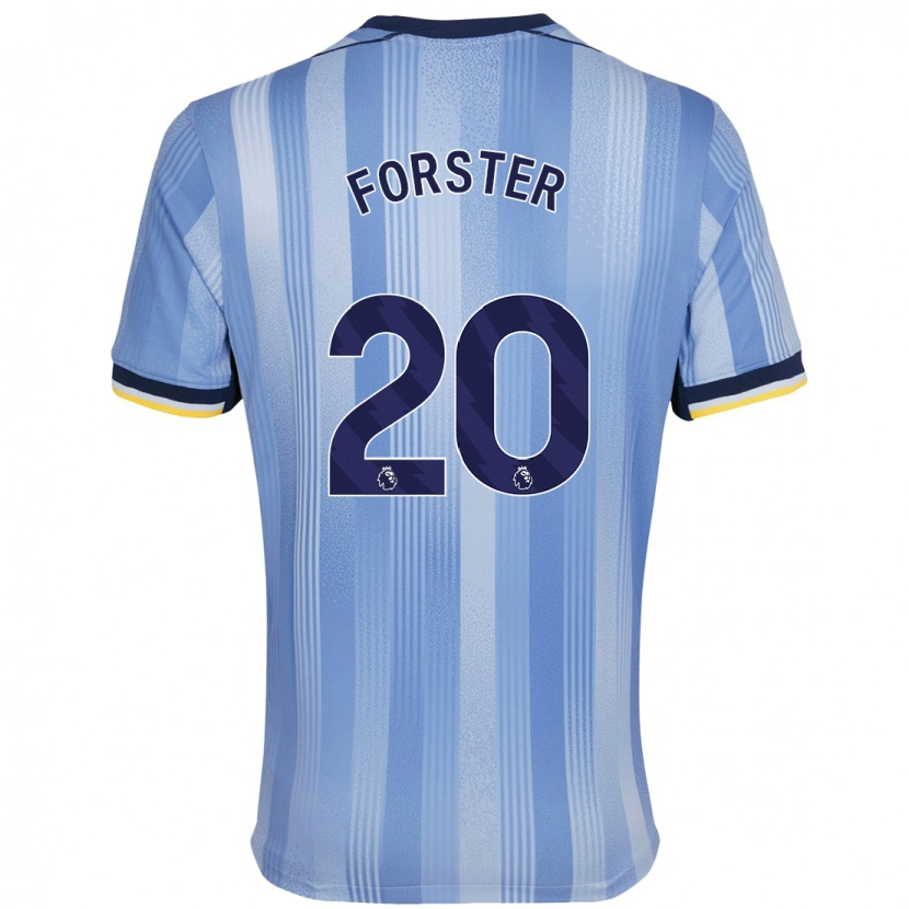 Danxen Kinder Fraser Forster #20 Hellblau Auswärtstrikot Trikot 2024/25 T-Shirt Schweiz