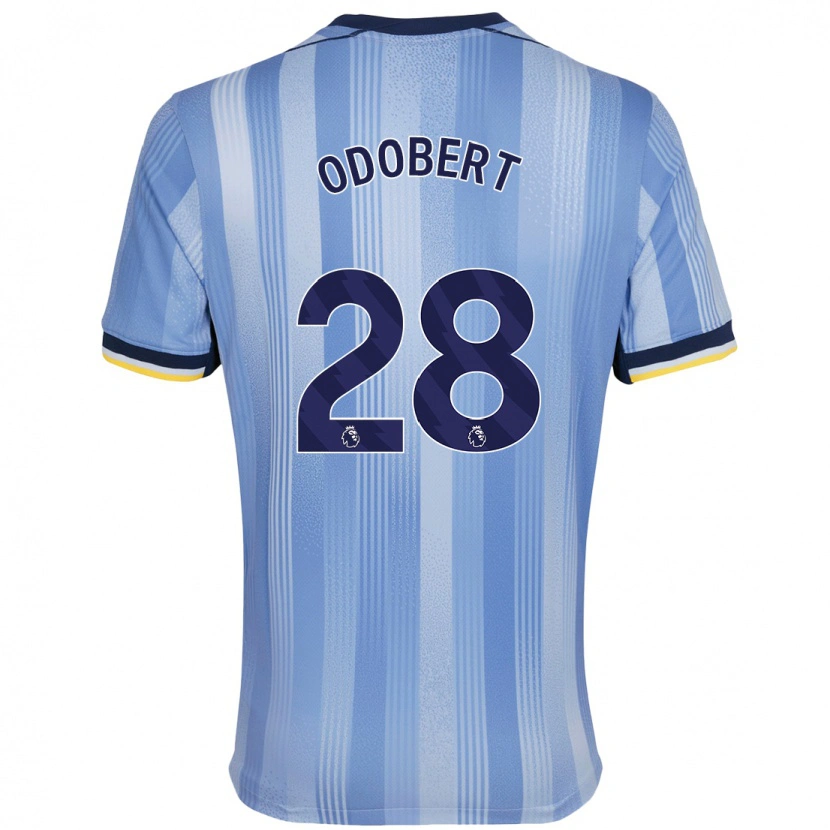 Danxen Kinder Wilson Odobert #28 Hellblau Auswärtstrikot Trikot 2024/25 T-Shirt Schweiz