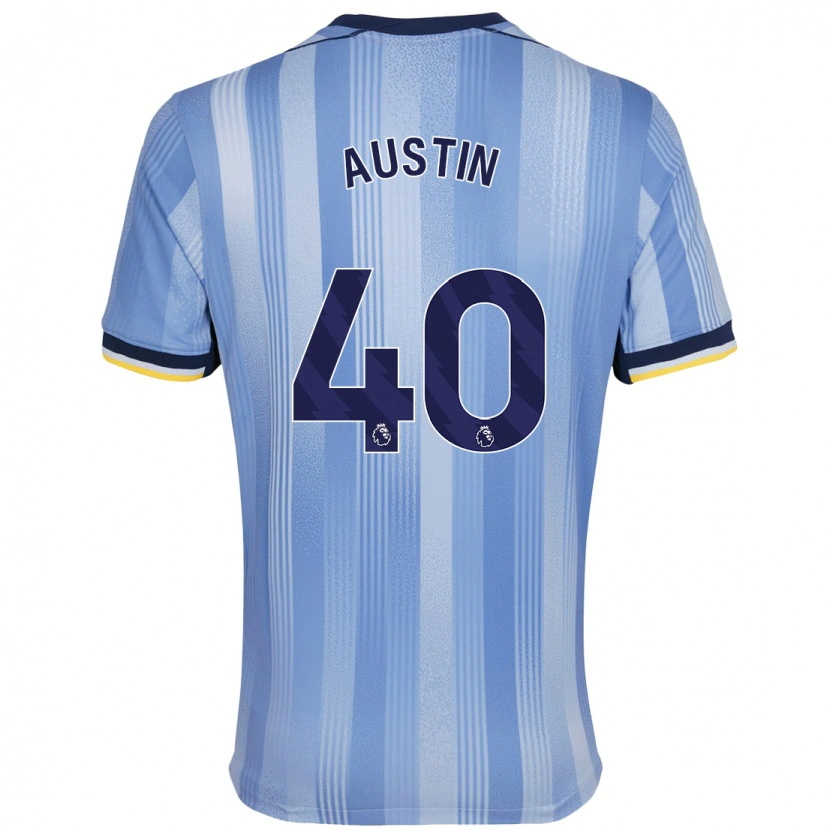 Danxen Kinder Brandon Austin #40 Hellblau Auswärtstrikot Trikot 2024/25 T-Shirt Schweiz