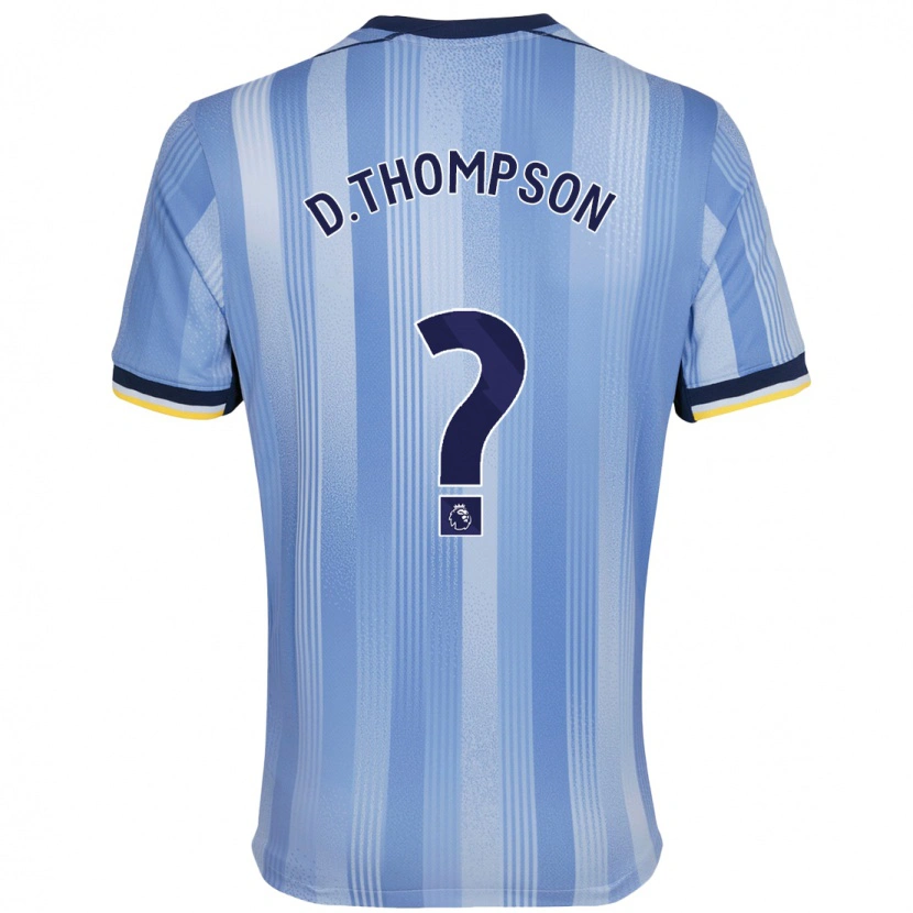 Danxen Kinder Dylan Thompson #0 Hellblau Auswärtstrikot Trikot 2024/25 T-Shirt Schweiz